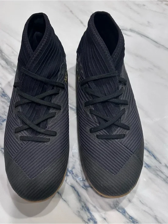 adidas Nemeziz EUC Men’s Size 7.5 Black Indoor Soccer Shoes Ankle Support Agile - Picture 7 of 8